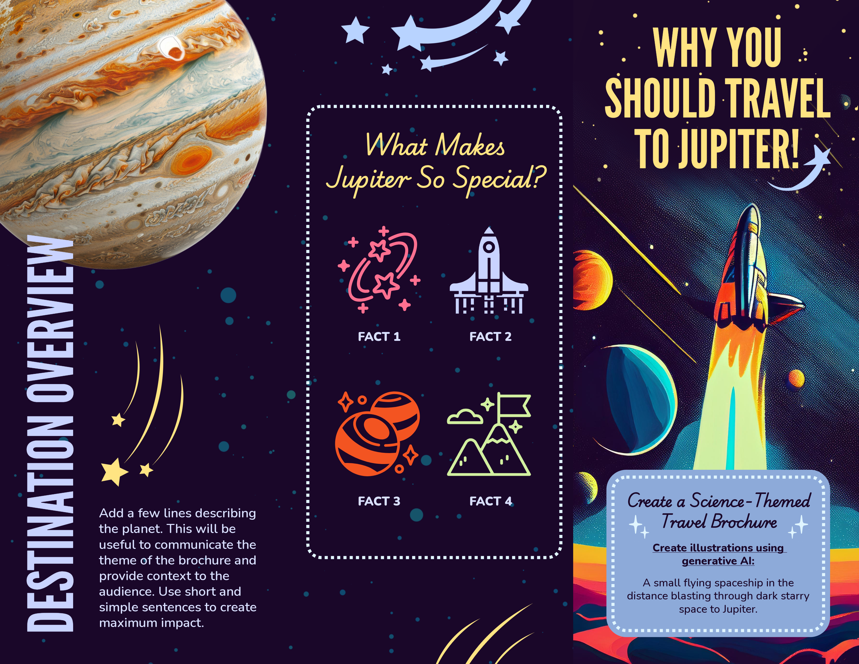 Planet Travel Brochure Guided Activity