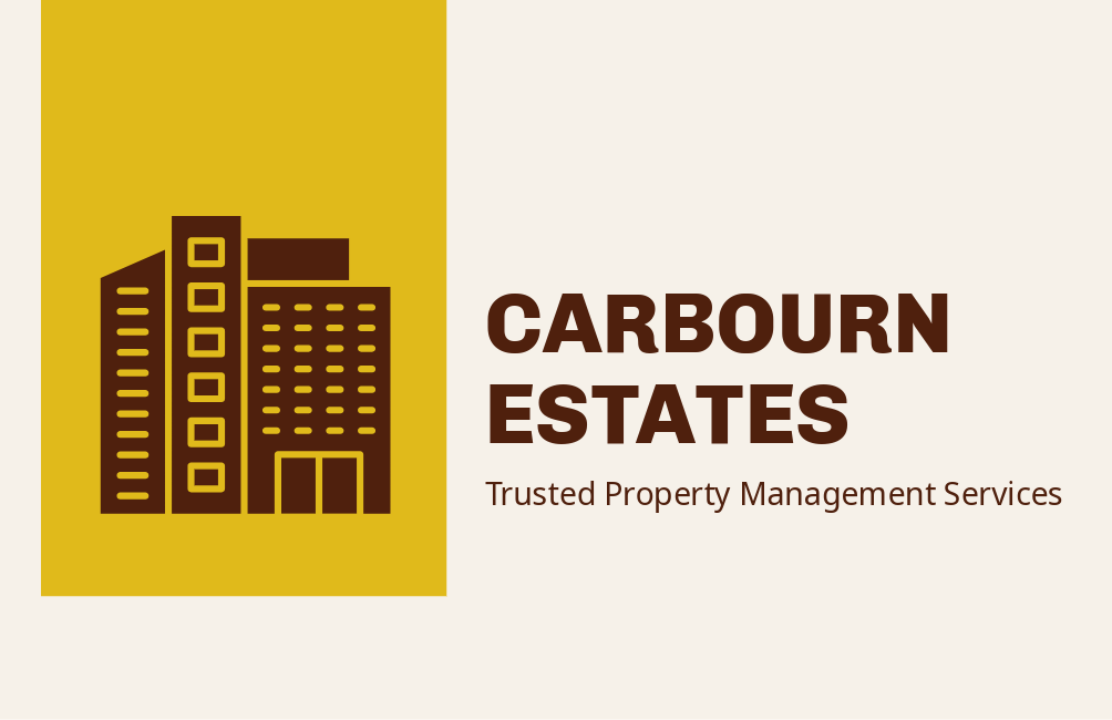 Cream and Brown Real Estate Business Card