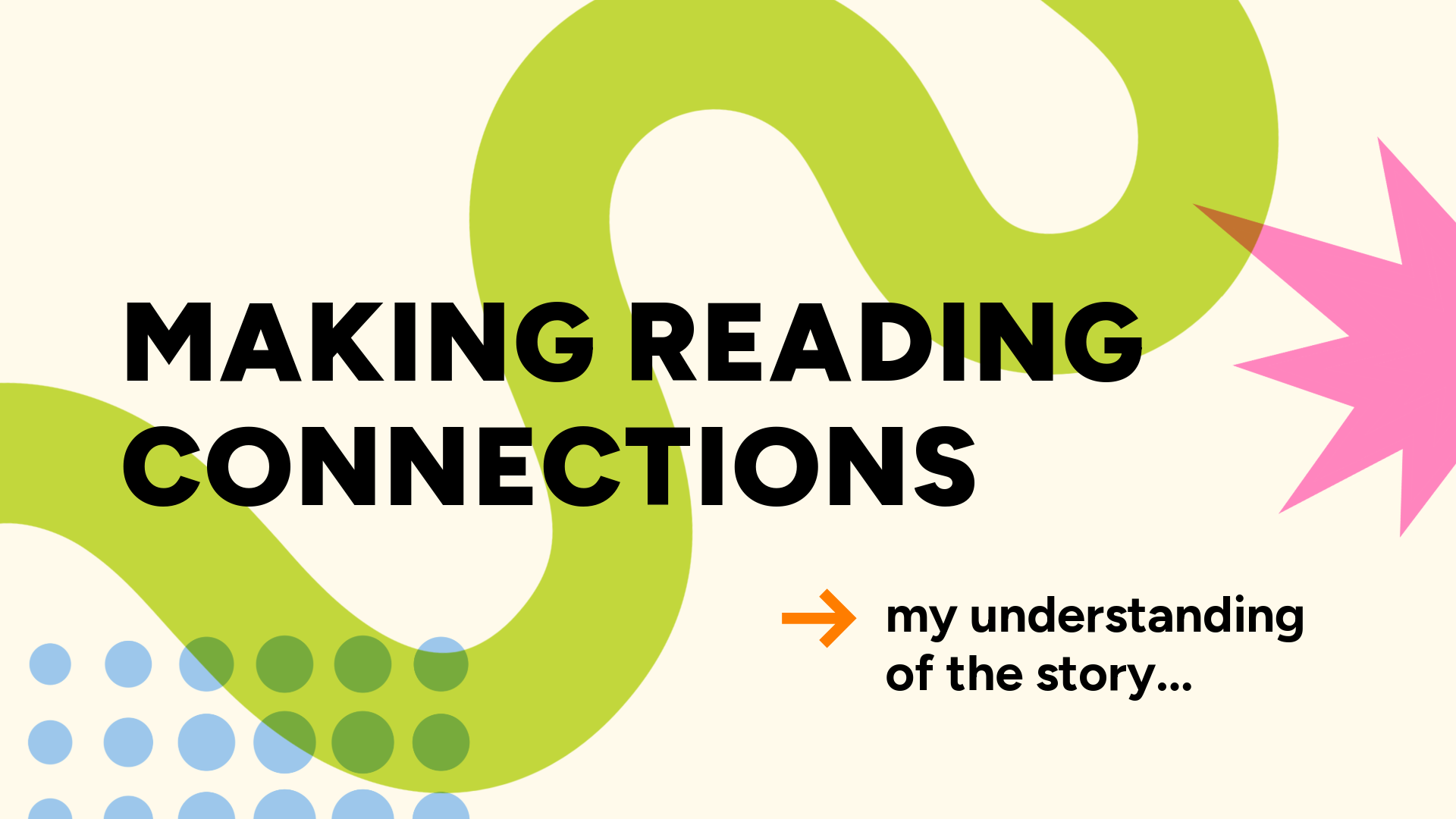 Multicolored Making Reading Connections Presentation