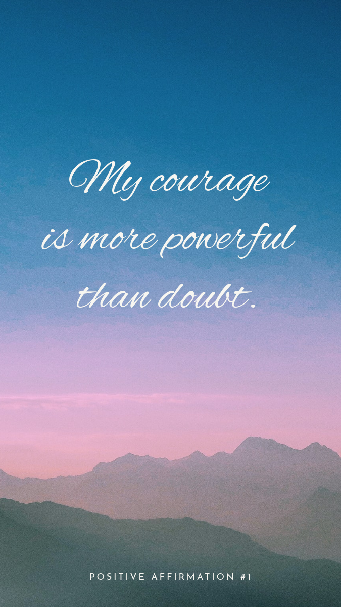 Positive Affirmation Phone Wallpaper