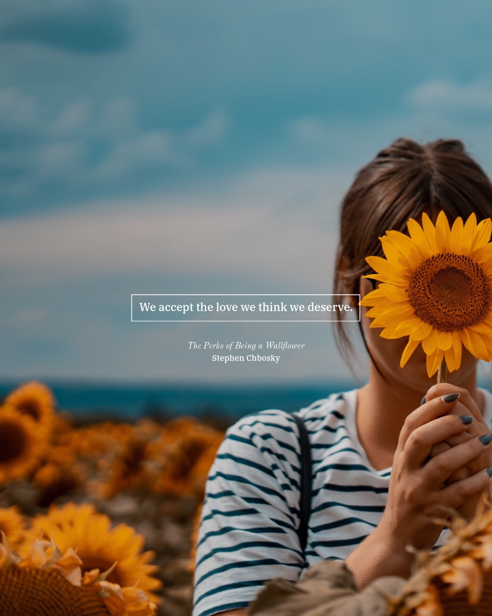 Light Toned Loving Yourself Quote Instagram Portrait