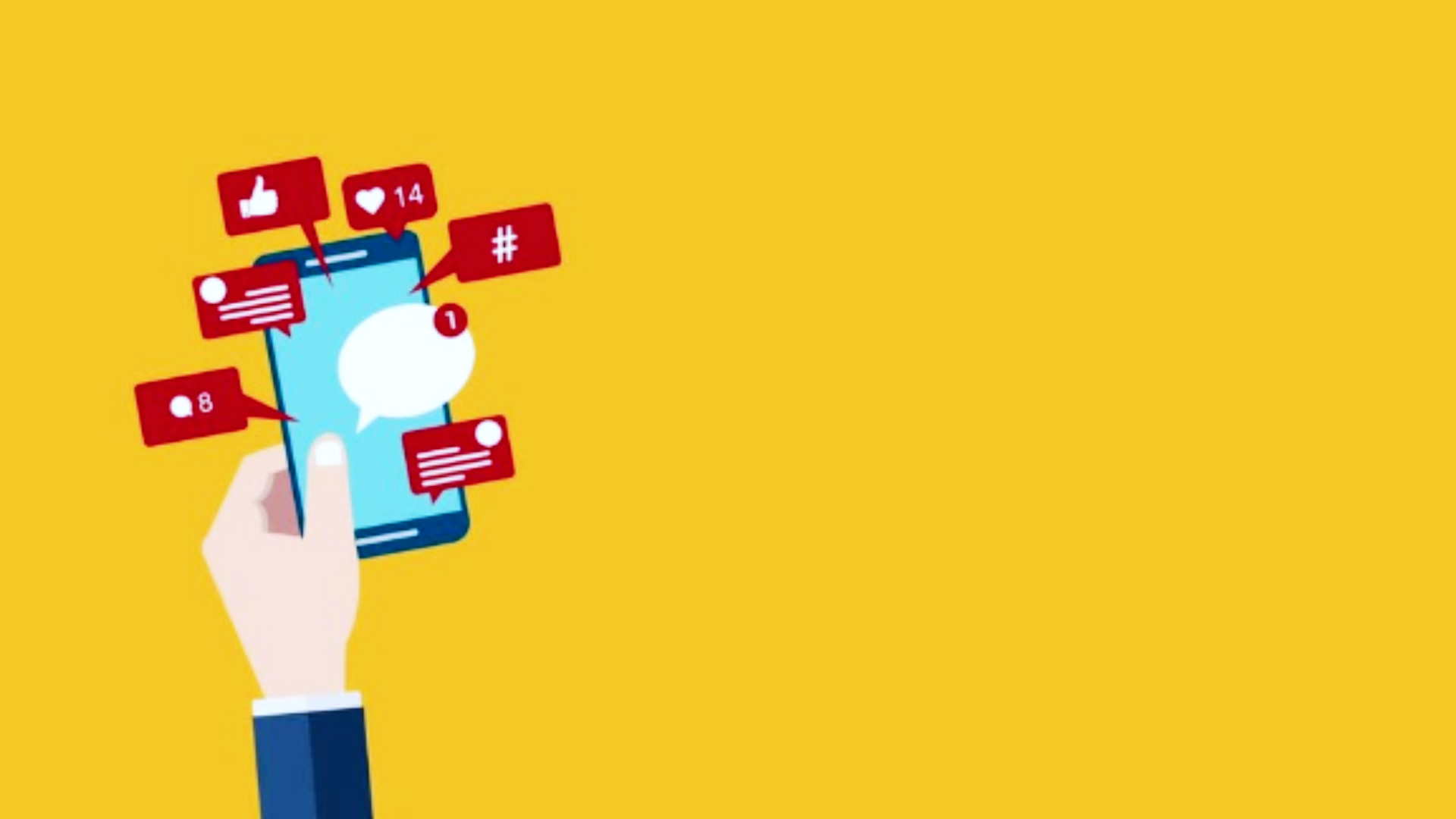 Yellow and Brown Social Media Marketing YouTube Video
