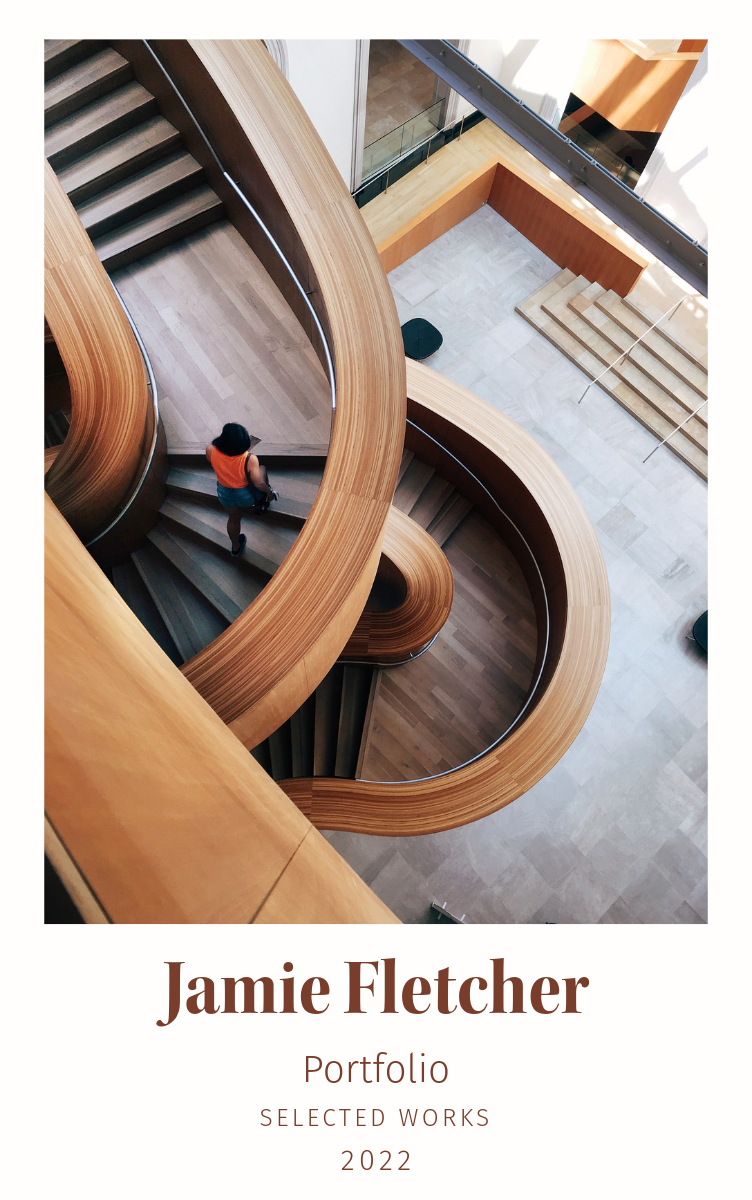 Cream Architecture Portfolio Cover