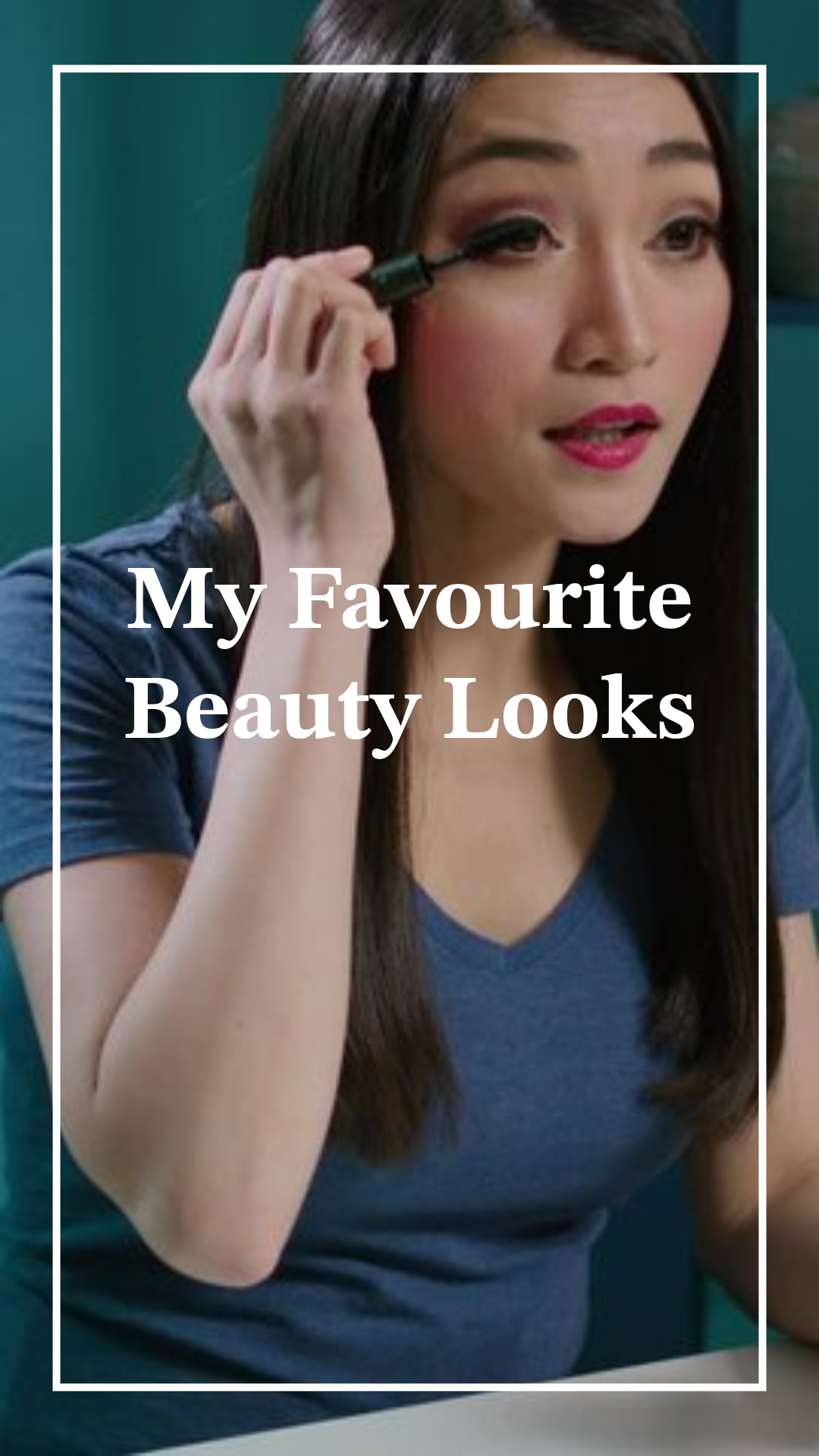 Blue and White Favourite Beauty Looks TikTok Video