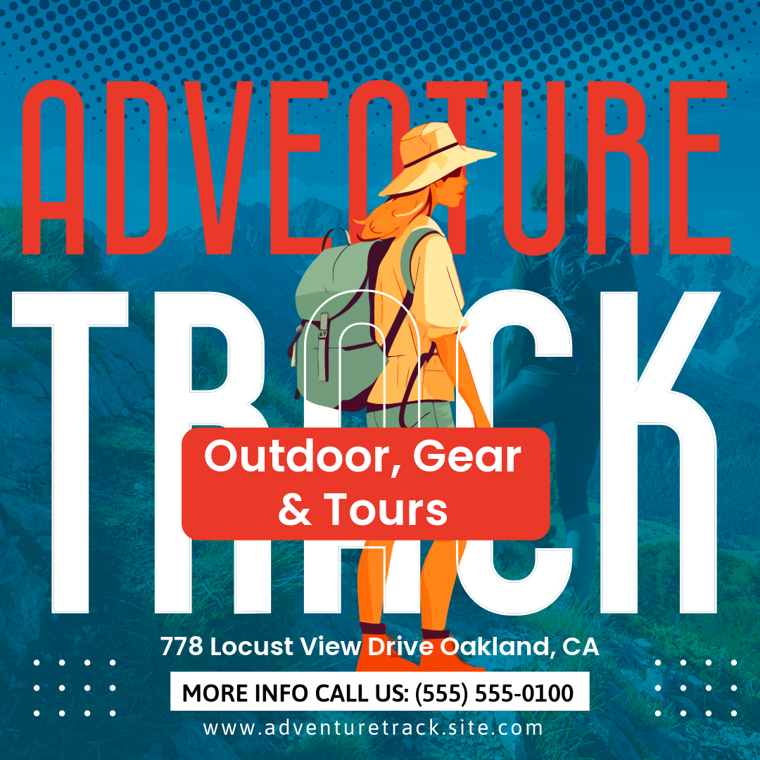 Blue Red Outdoor Sport Instagram Square Post