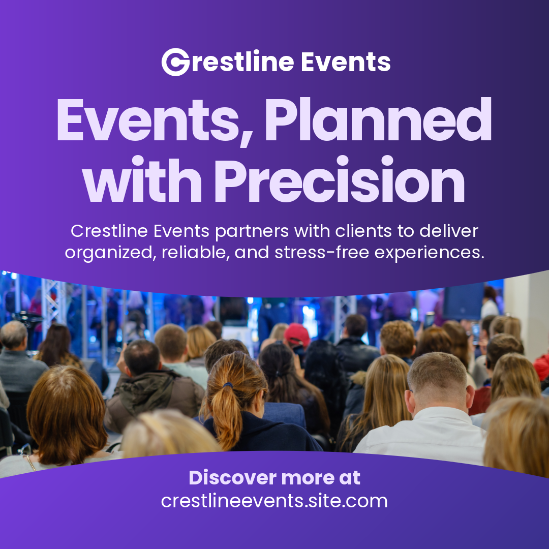 Purple Events Planning LinkedIn Post