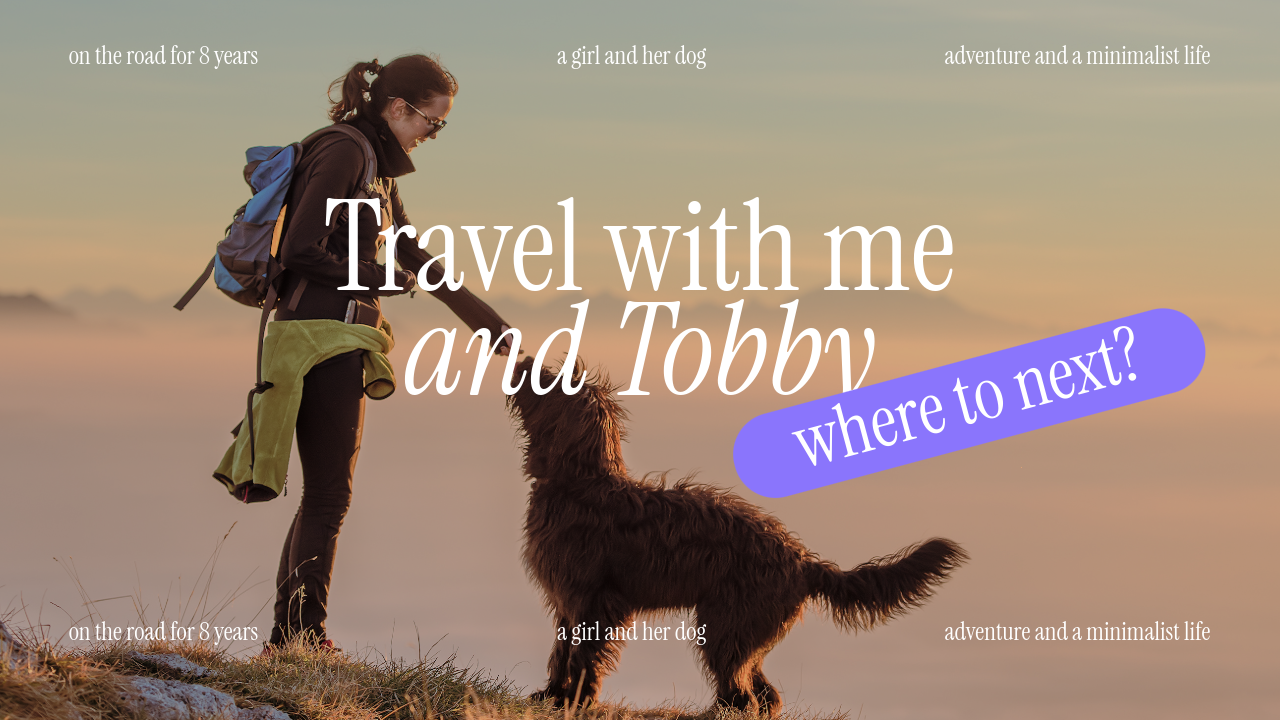 White, Blue and Beige Travel with me vlog Youtube Thumbnail