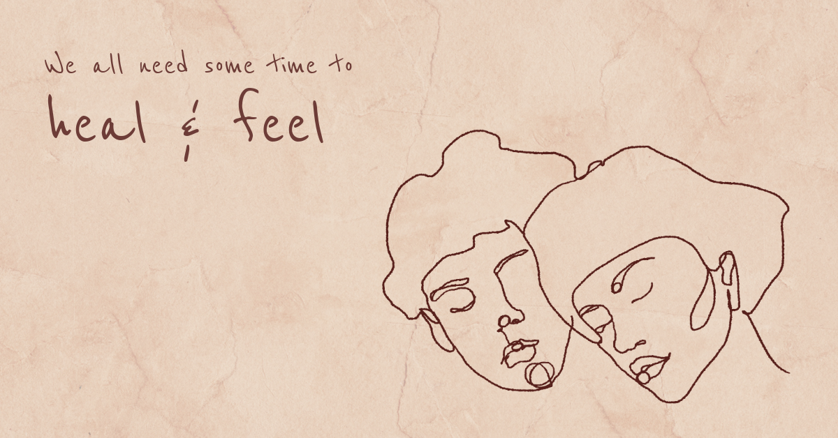 Brown Texture Illustration Facebook Post