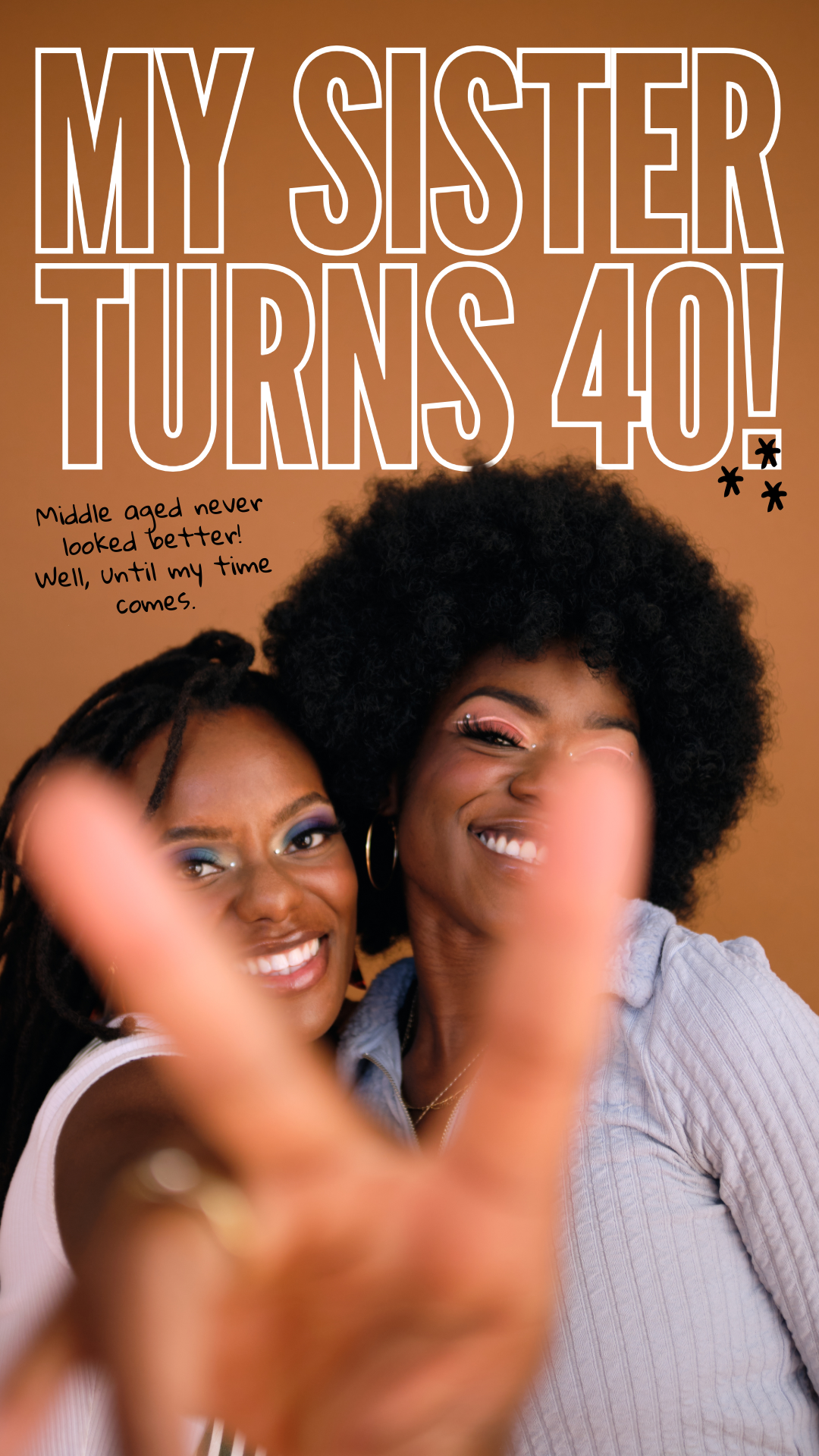 Brown Birthday Instagram Story