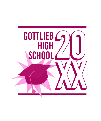 Maroon Celebratory Graduation Class Tshirt