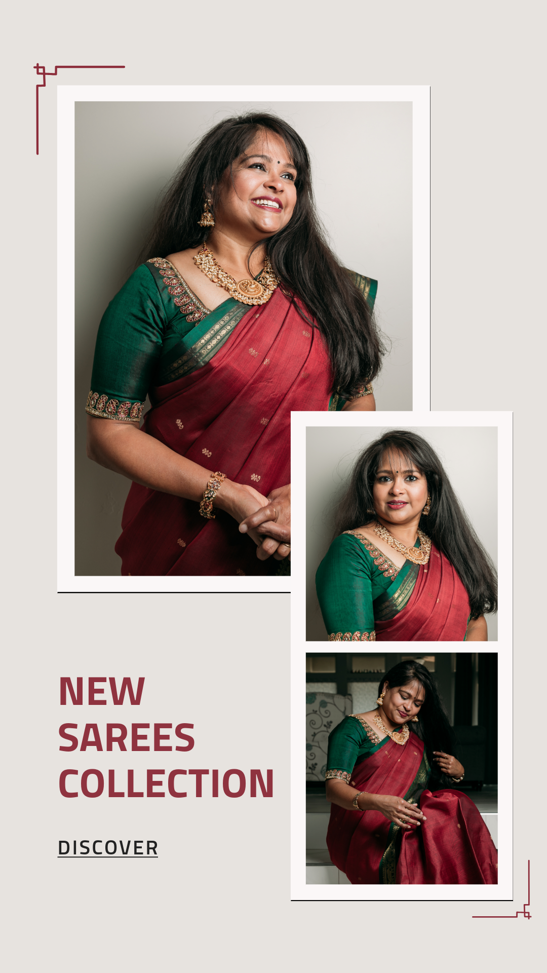 Grey And Red New Arrivals Fashion Instagram Story