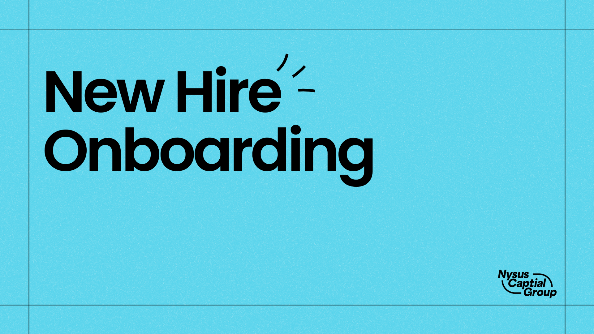 Colorful New Hire Onboarding Presentation