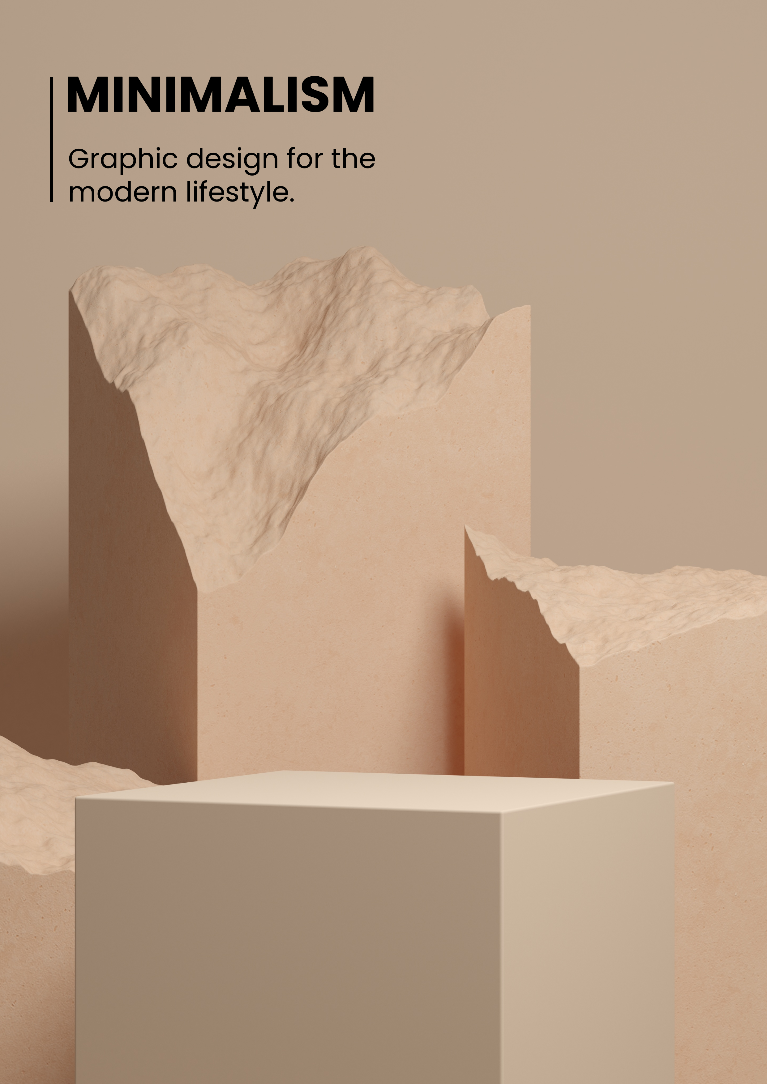 Beige Graphic Design Document Divider Page A4
