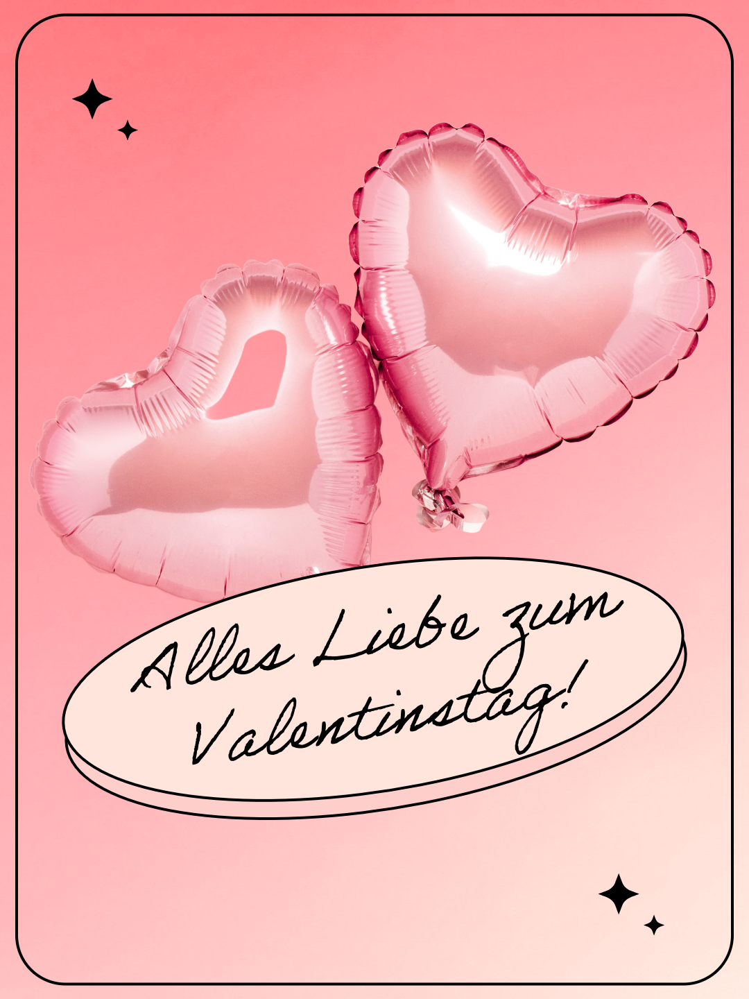 Rosa Valentinstag WhatsApp Post