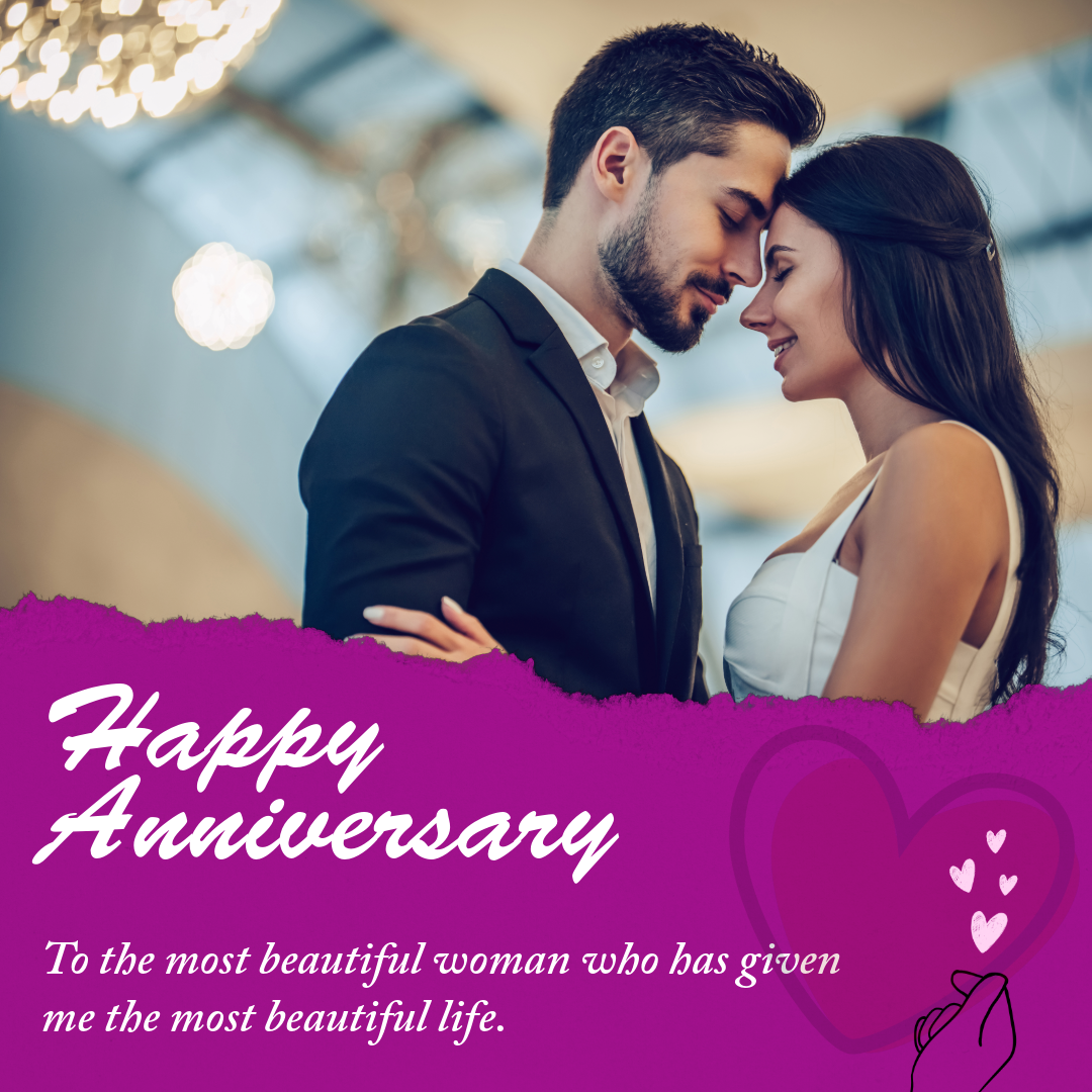 Purple Anniversary Facebook post