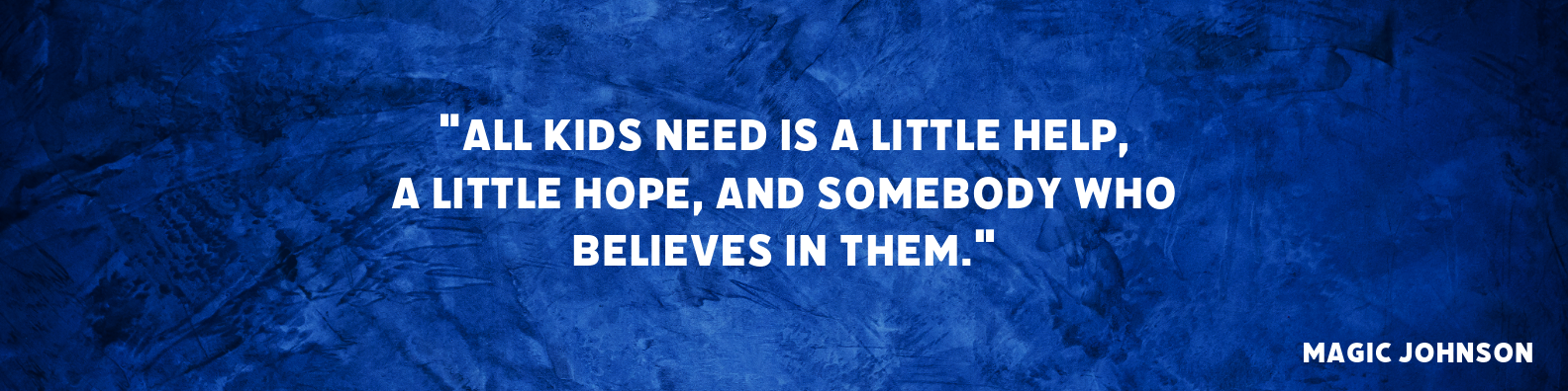 Blue Quote LinkedIn Profile Cover