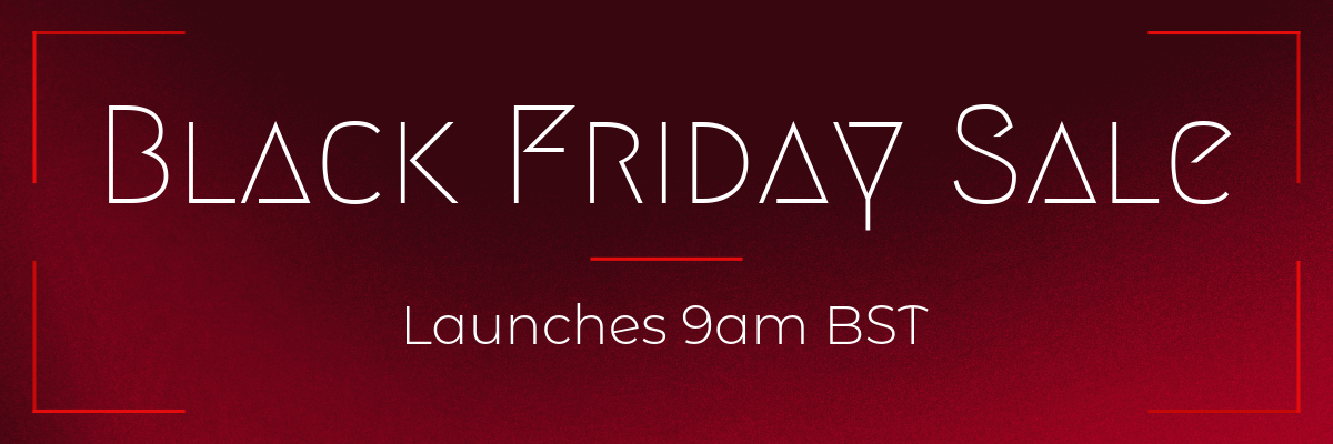 Red & White Black Friday Sale Launch Email Header