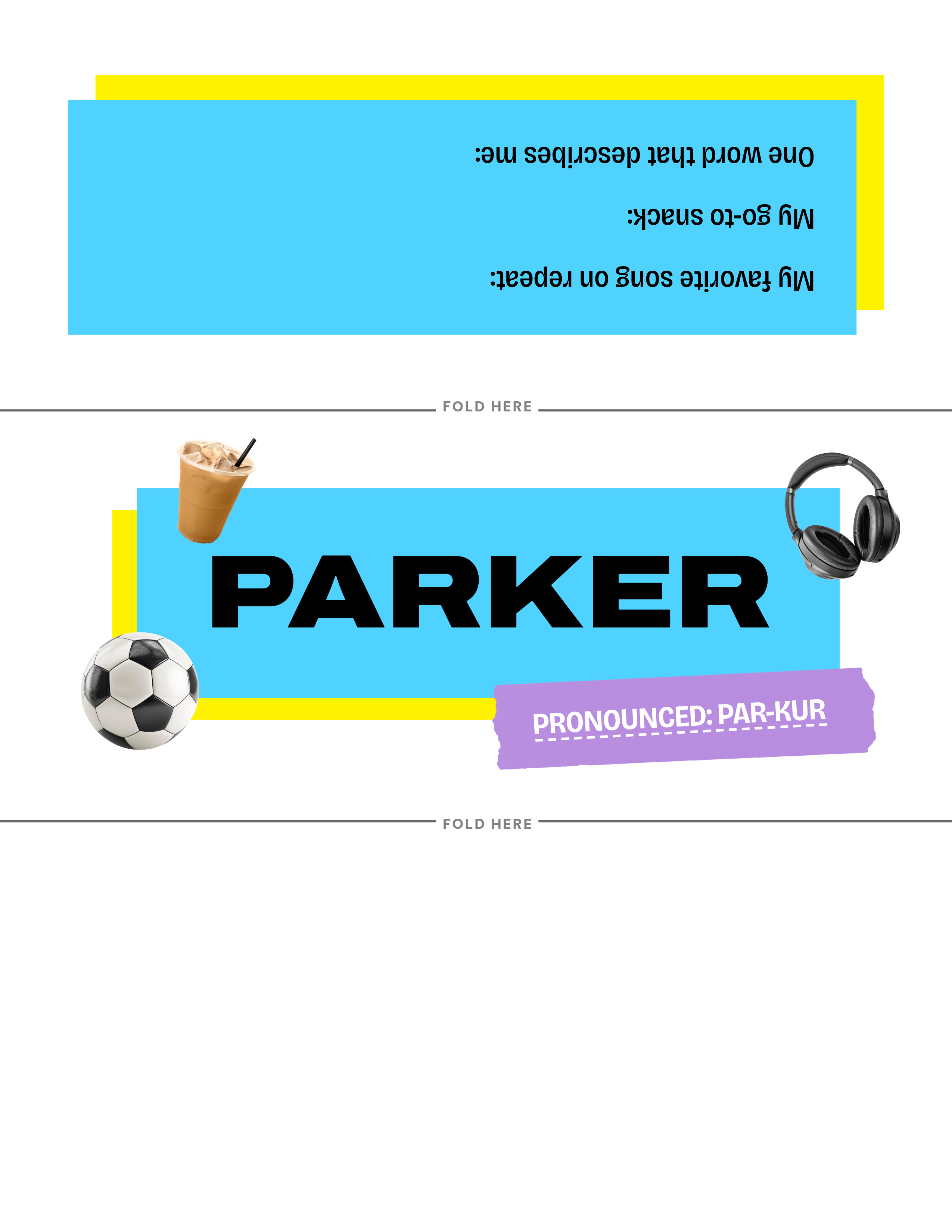 Personalize a Name Tent Guided Activity