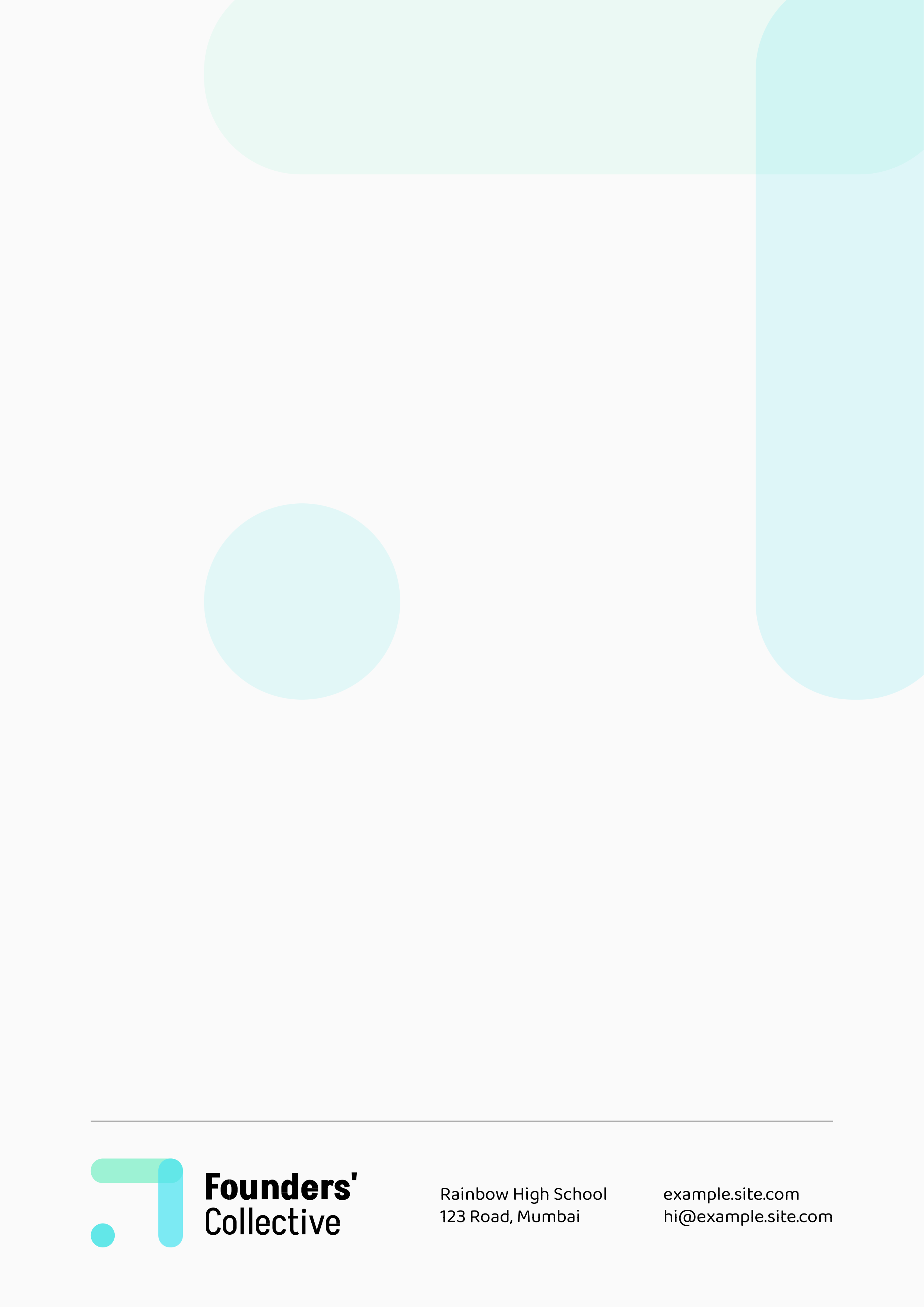 Blue Entrepreneurship & Innovation Letterhead