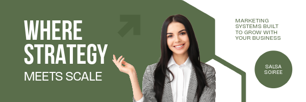 Green And White Business Email Header