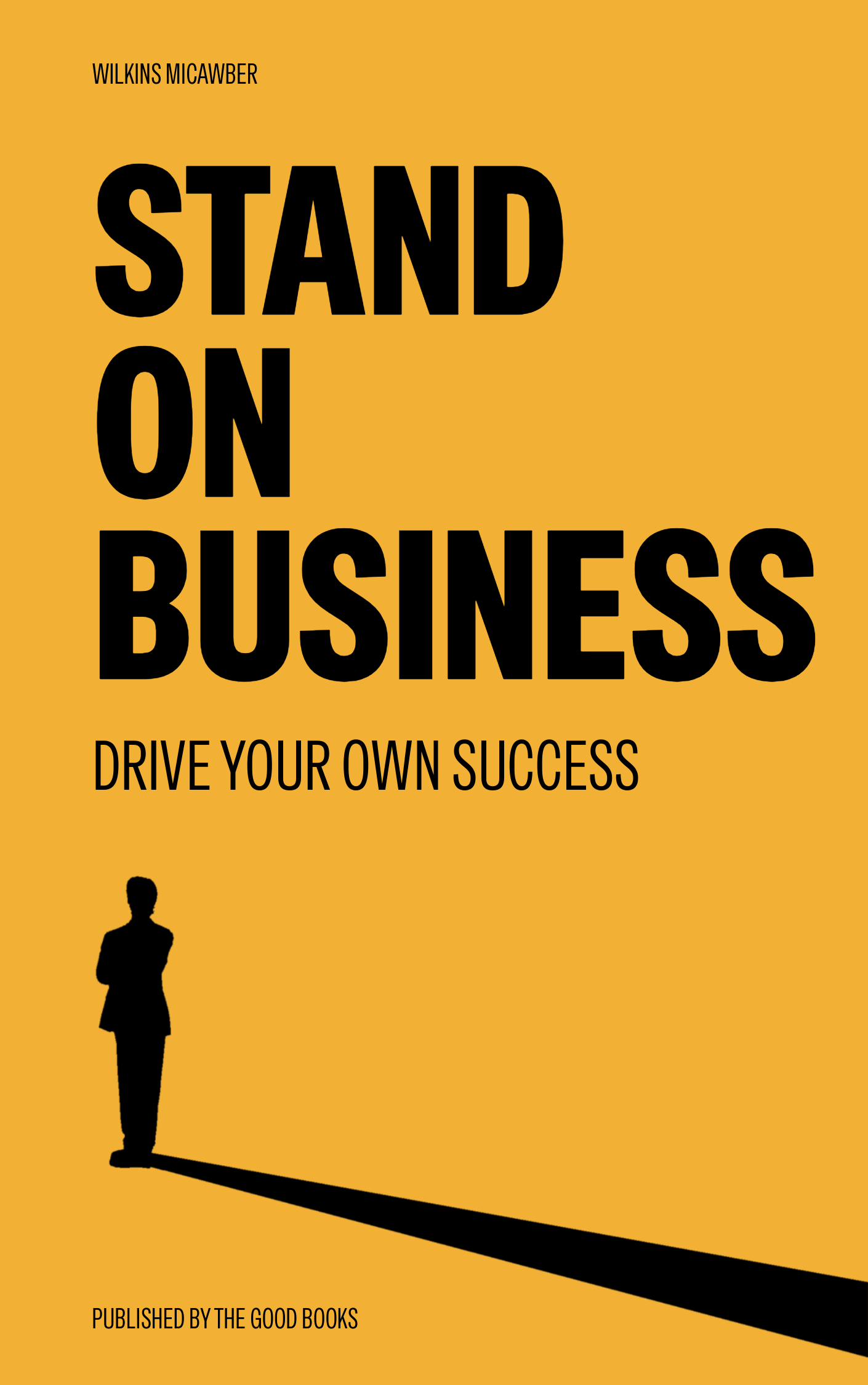 Black and Yellow  Business Motivational Book Cover