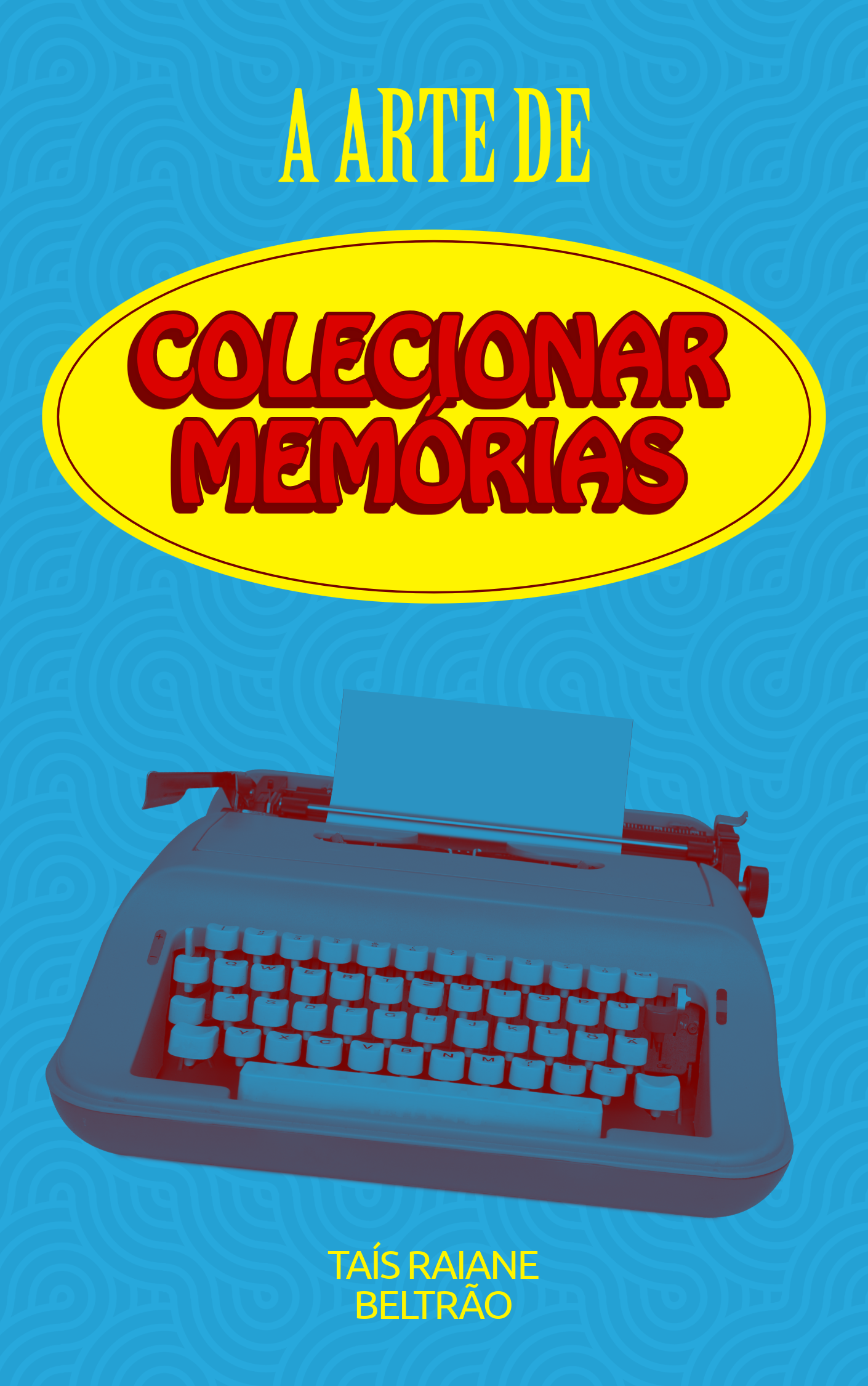 Azul e Amarelo Coleção de Memórias Capa de Livro