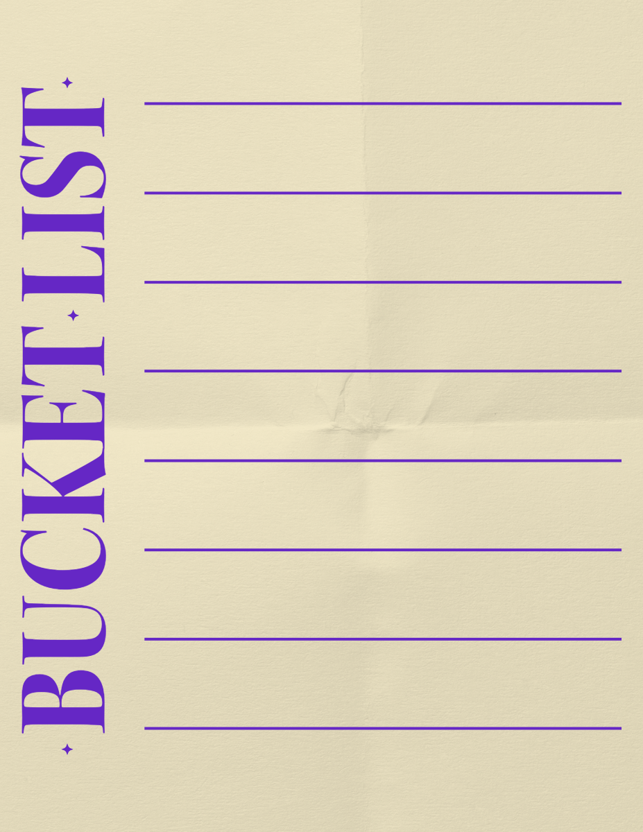 Beige & Purple Bucket Checklist