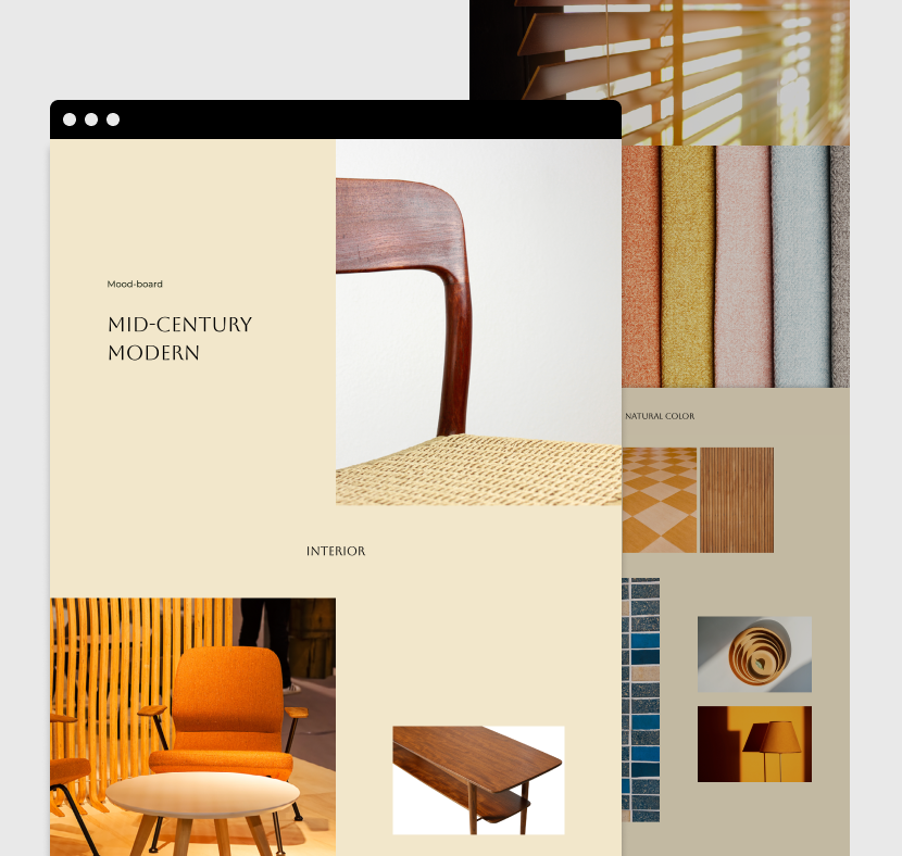 Mid-century modern look-book