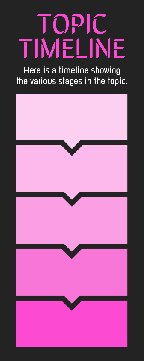 Black & Pink Infographic