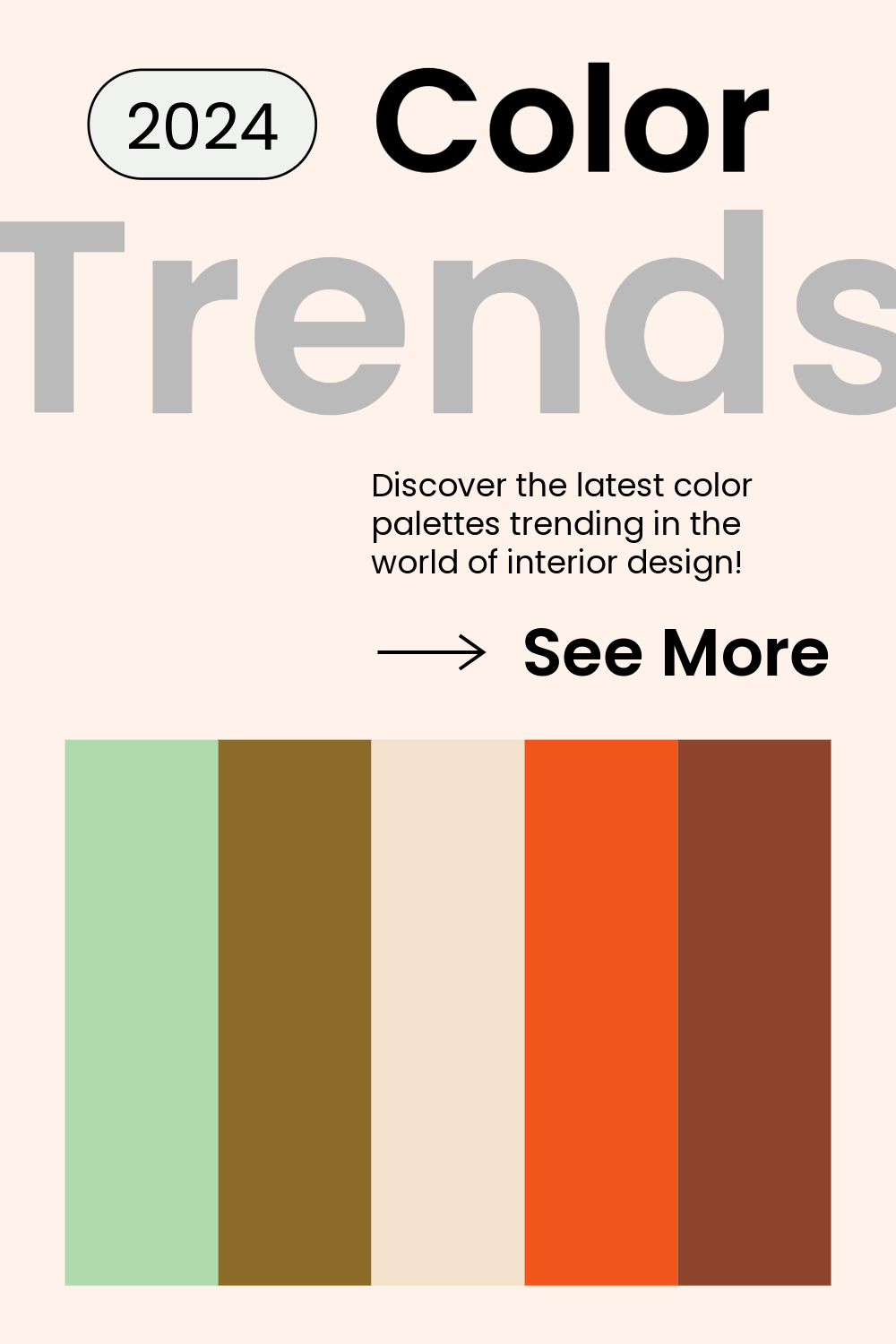 Black And Cream Color Trends Pinterest Post