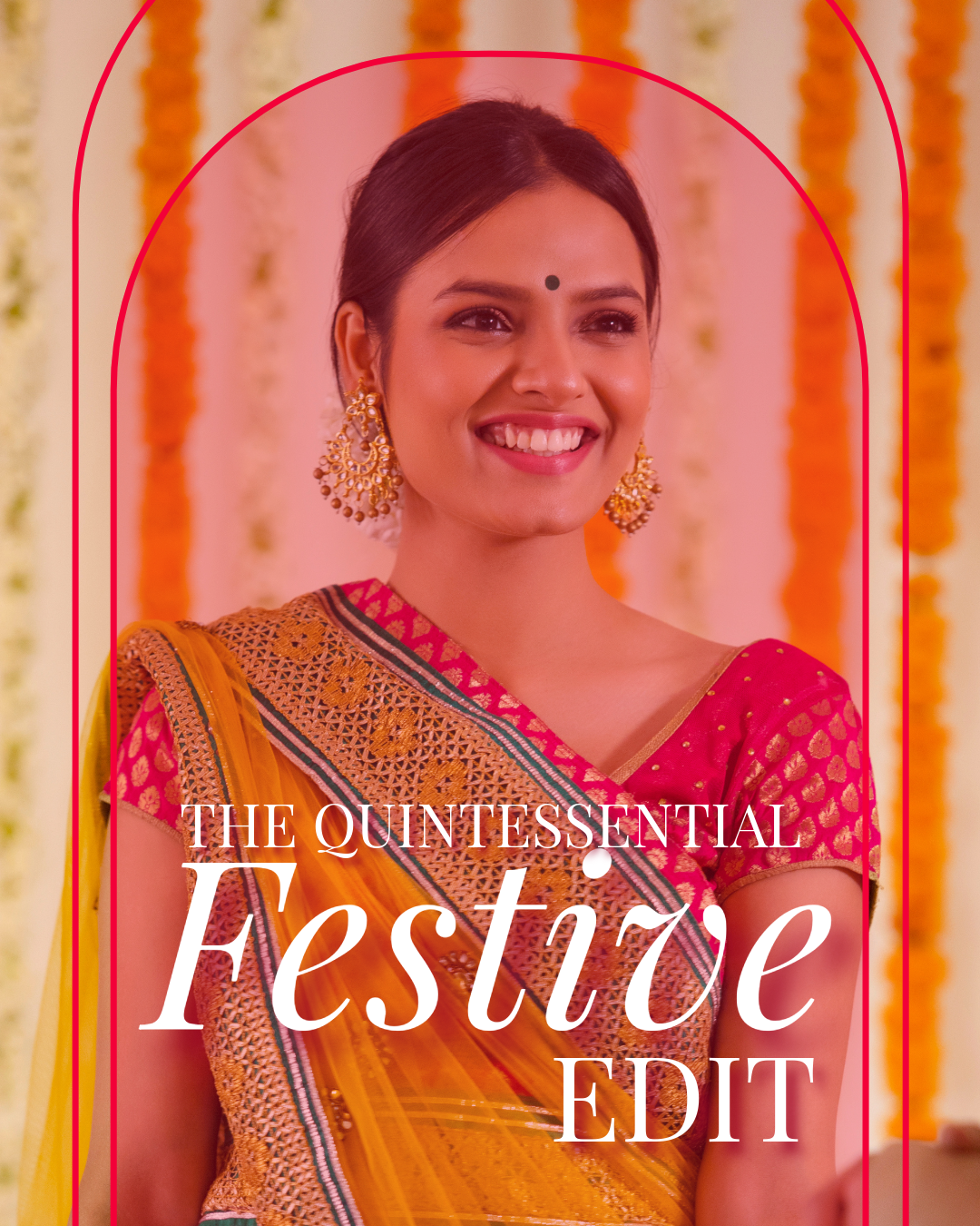 Orange and Pink Festive Instagram Post