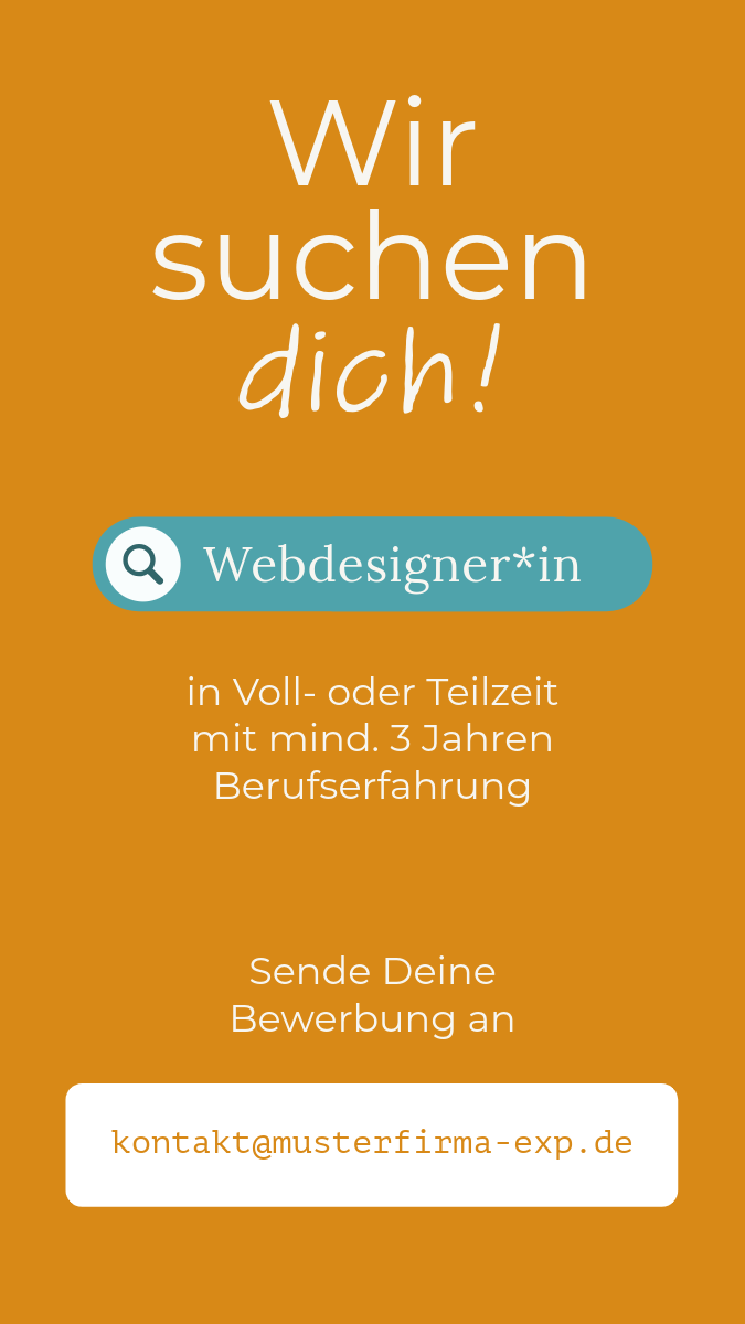 Orange Job Offer Facebook Story