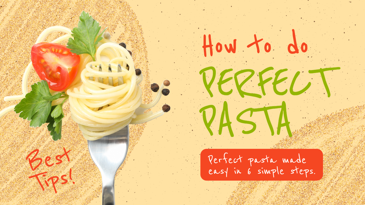 Brown And Red Perfect Pasta YouTube Thumbnail