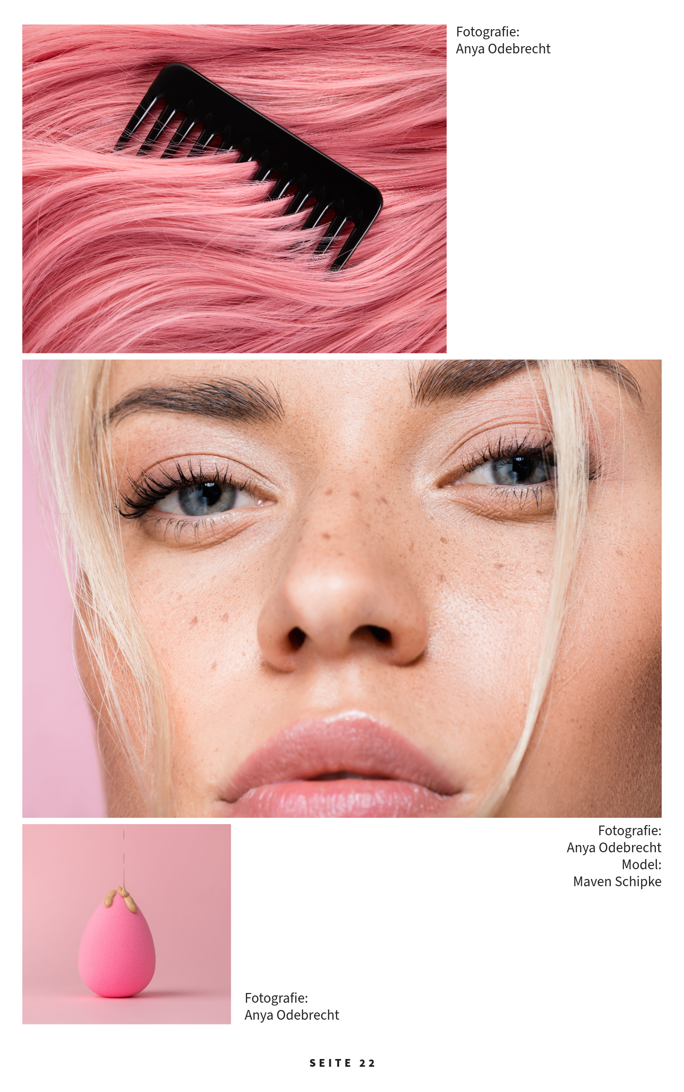 Pink Beauty Grid Photo Book