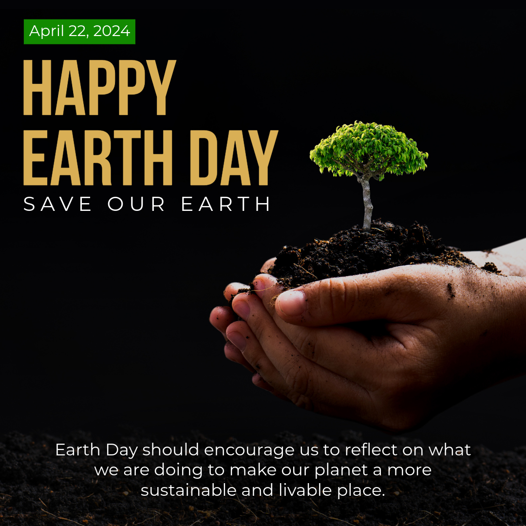 Black Earth day Instagram post