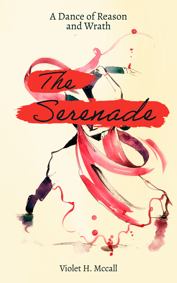 Yellow & Red Watercolor Serenade Book Cover