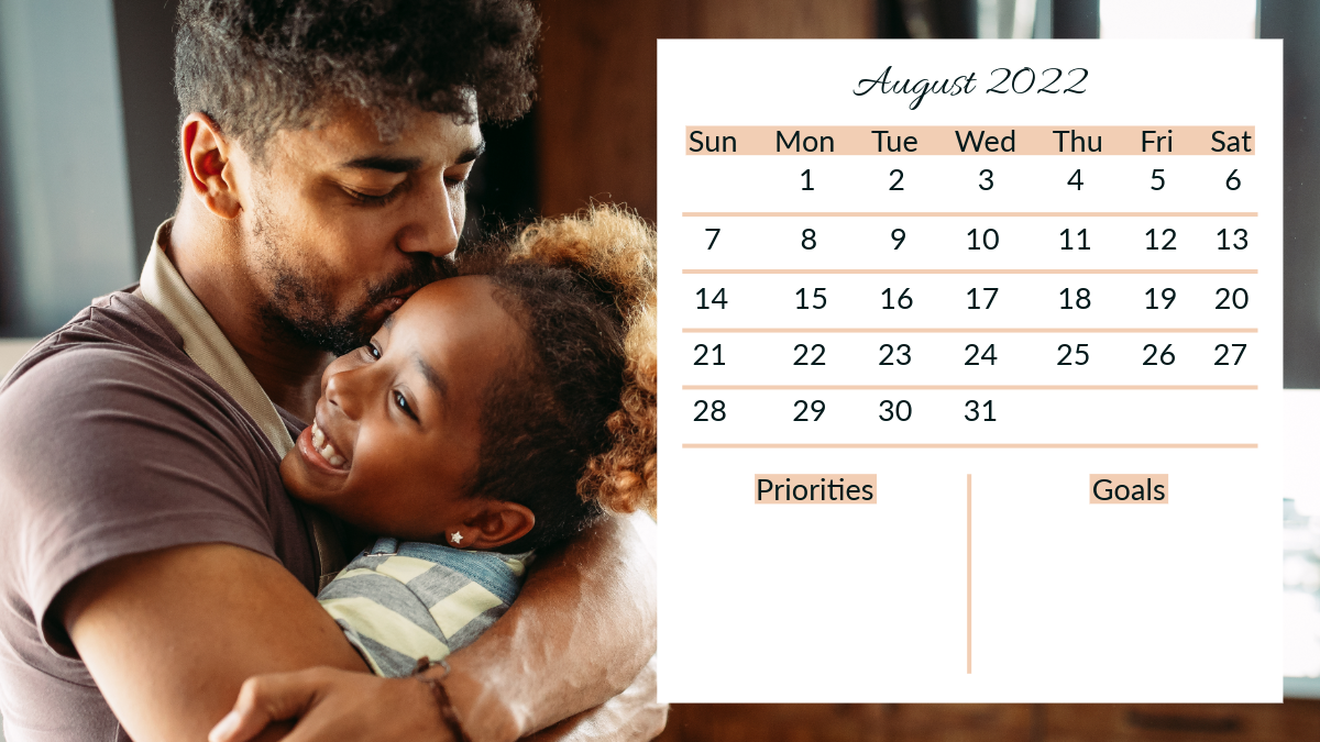 Black & White Family Calendar