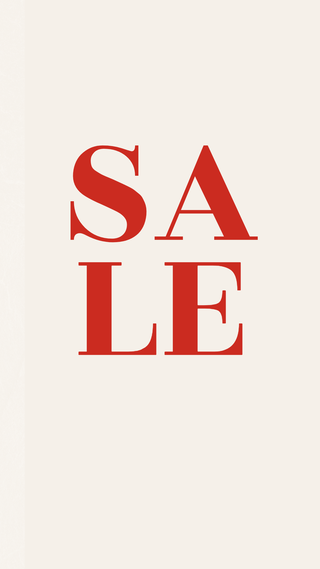 Red & Green Postcard Style Christmas Sale Promotion Animated Instagram Story Ad
