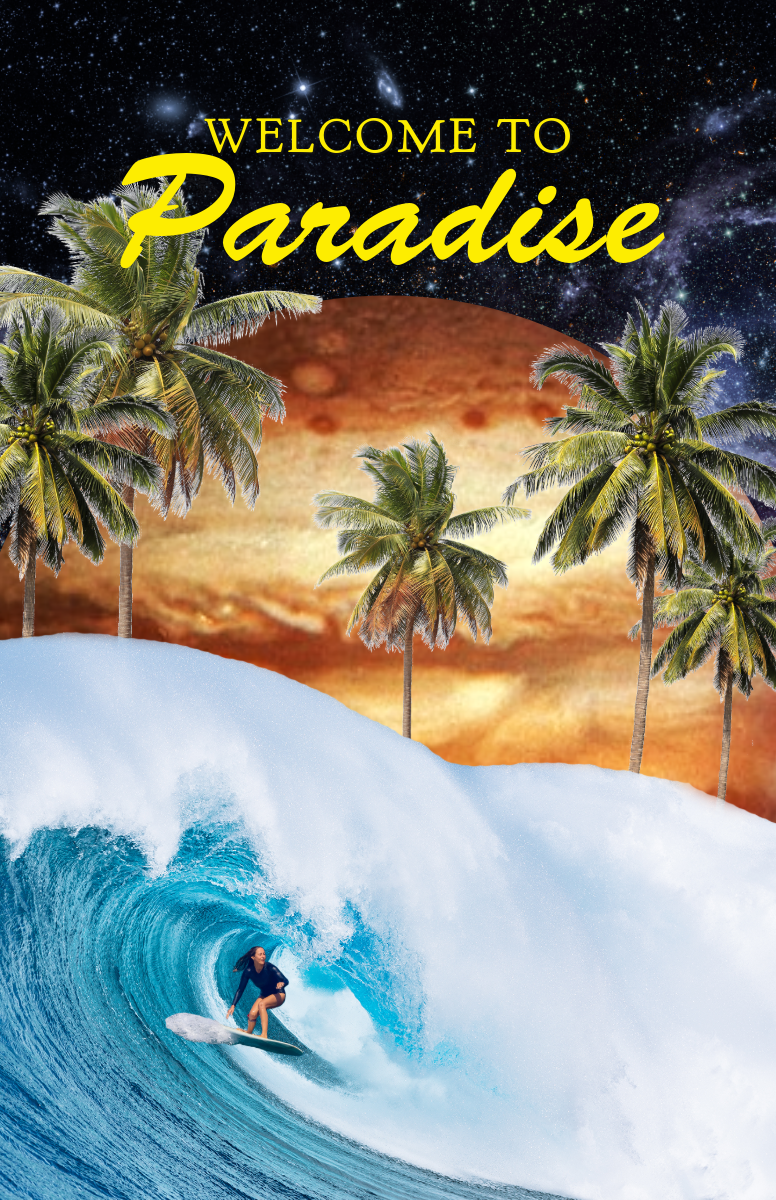 Blue Surreal Poster