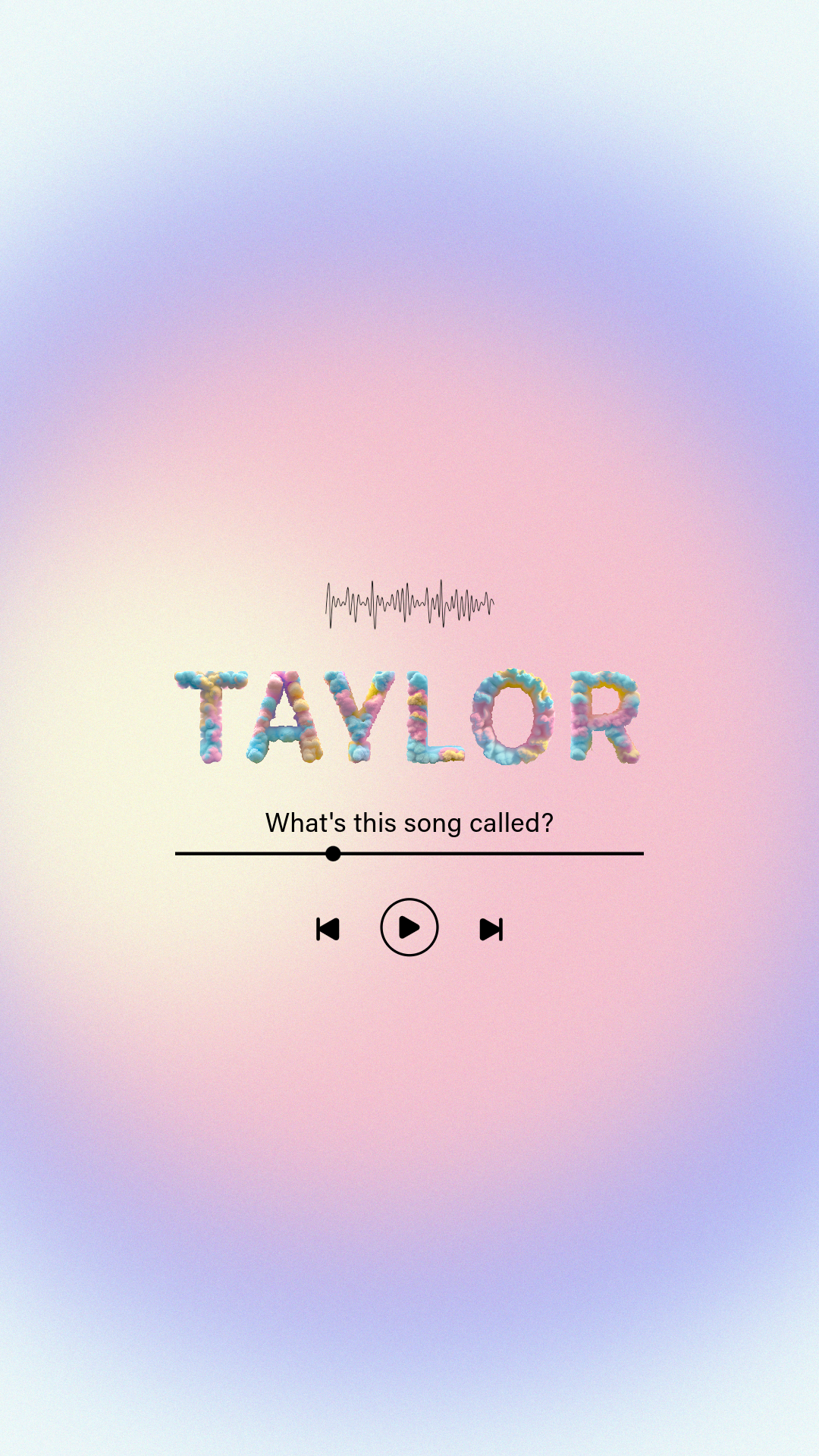 Gradient Cloud Media Player Phone wallpaper