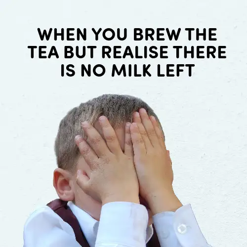 Blue Black Face Palm No Milk For Tea Meme