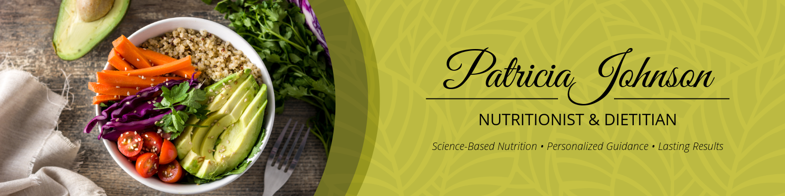 Green Nutritionist & Dietitian Linkedin Cover Image