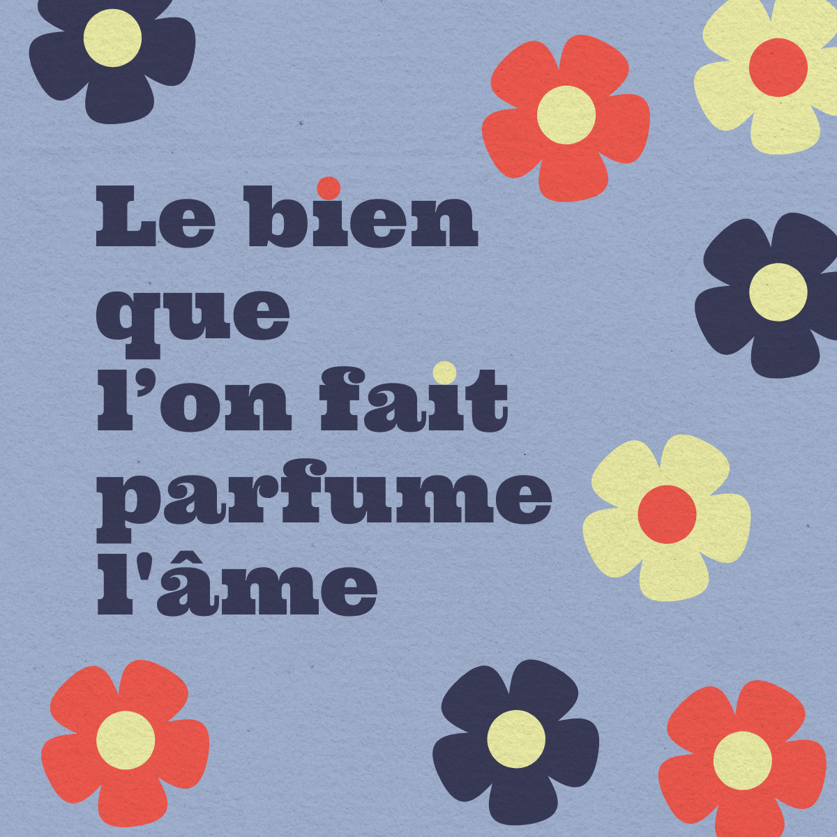 Blue orange Quote Instagram post