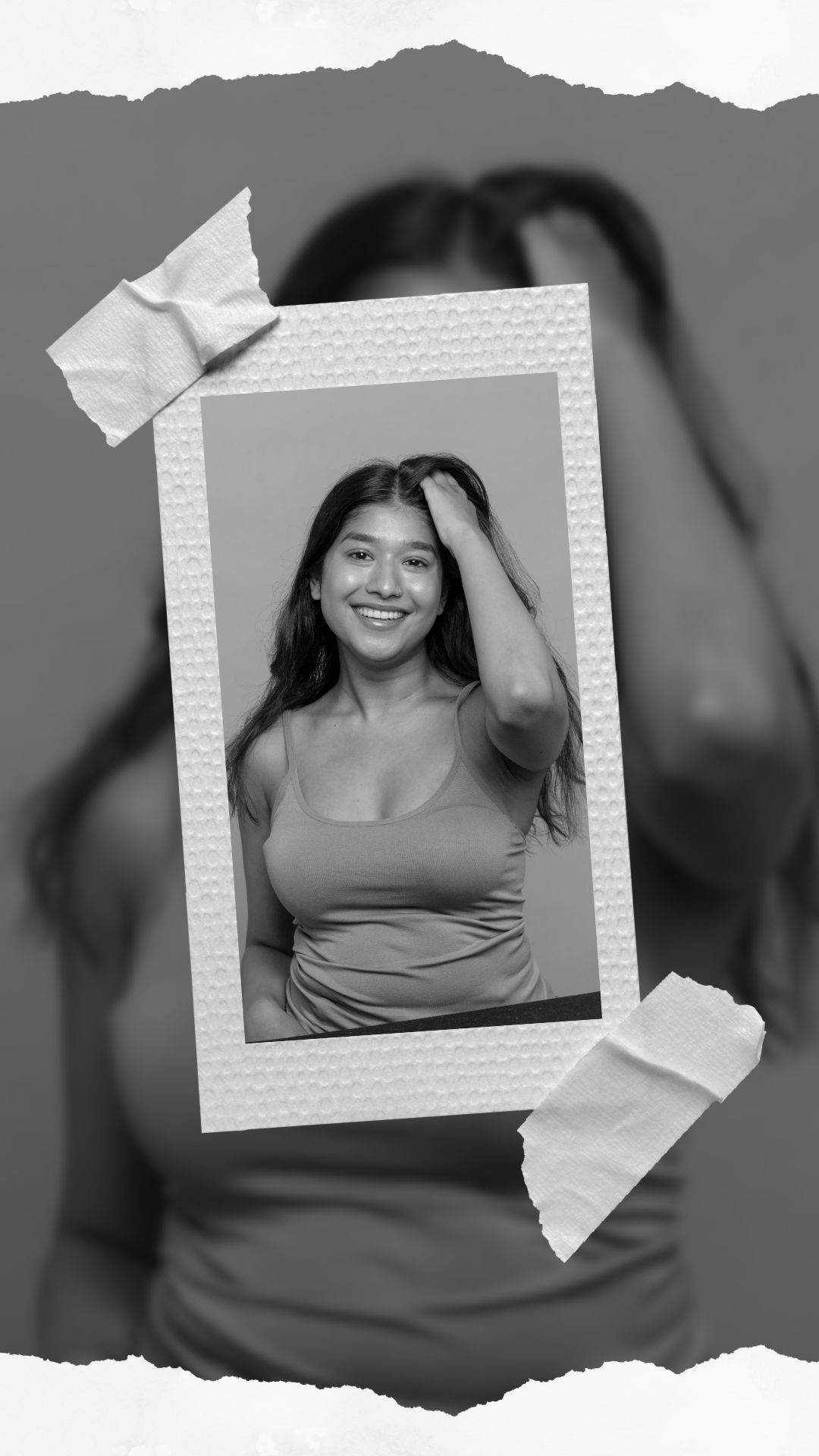 Black And White Photo Collage WhatsApp Status