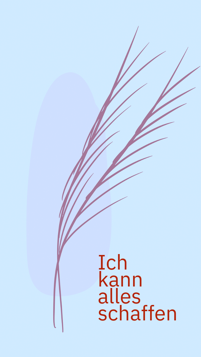 Light Blue Minimalistic Motivational Wallpaper Mobile