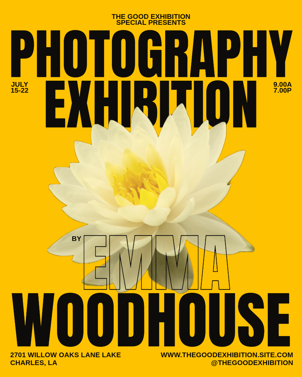 Yellow Bright Photography Exhibition Event Instagram Portrait Post