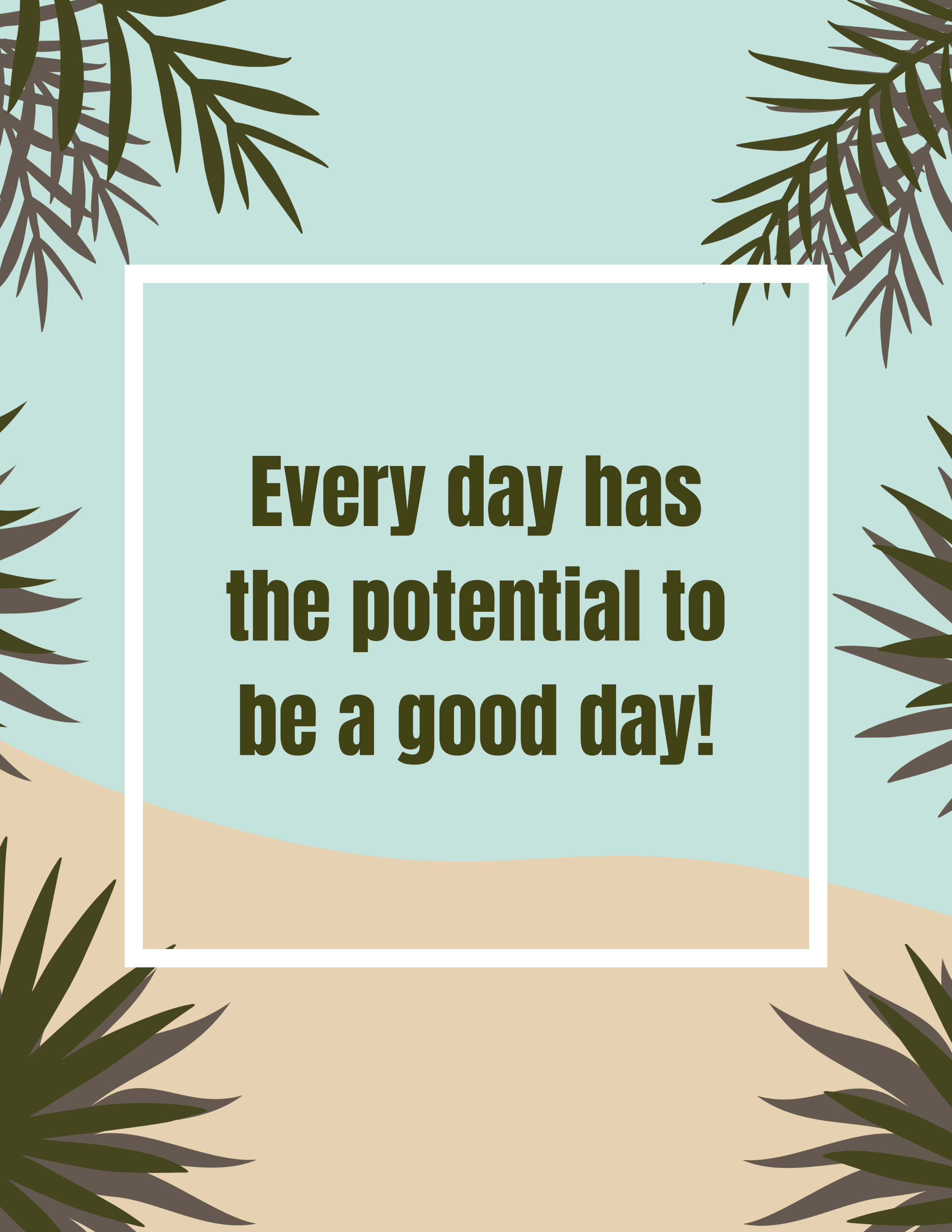 Blue Planner Divider Page