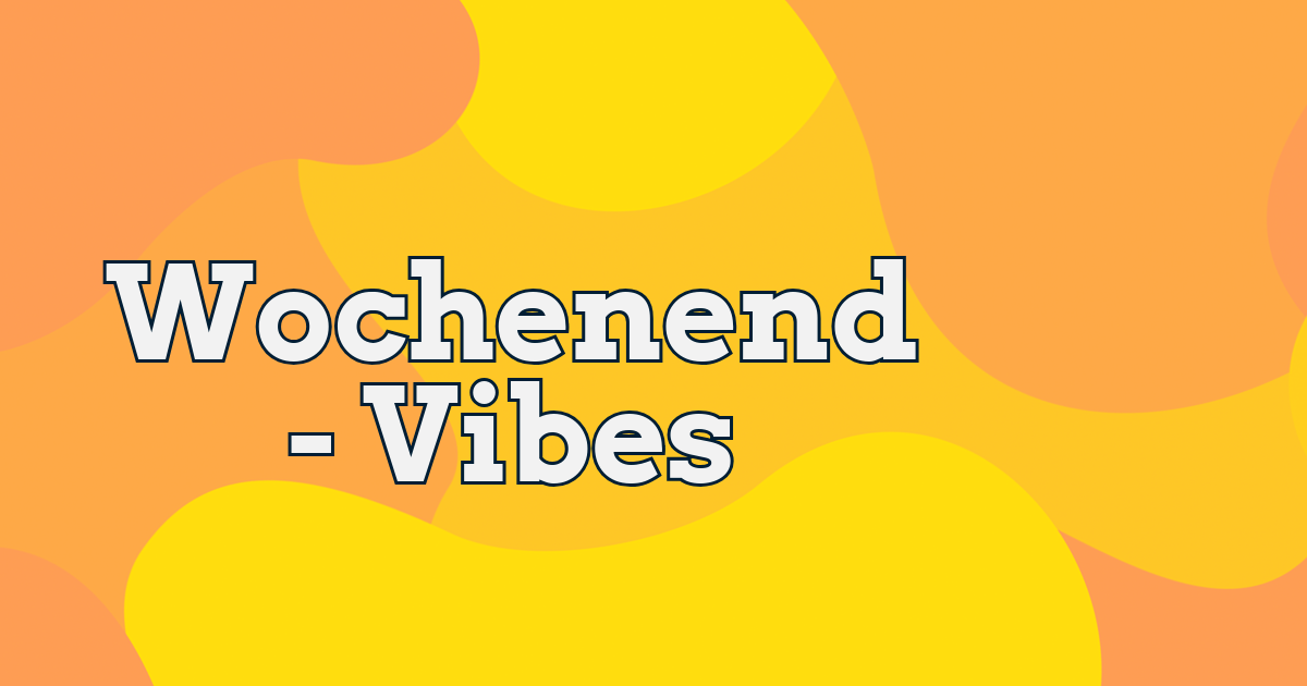 Orange Yellow Weekend Vibes Facebook Post