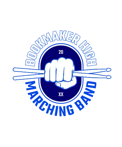 Blue Badge School Marching Band T-Shirt