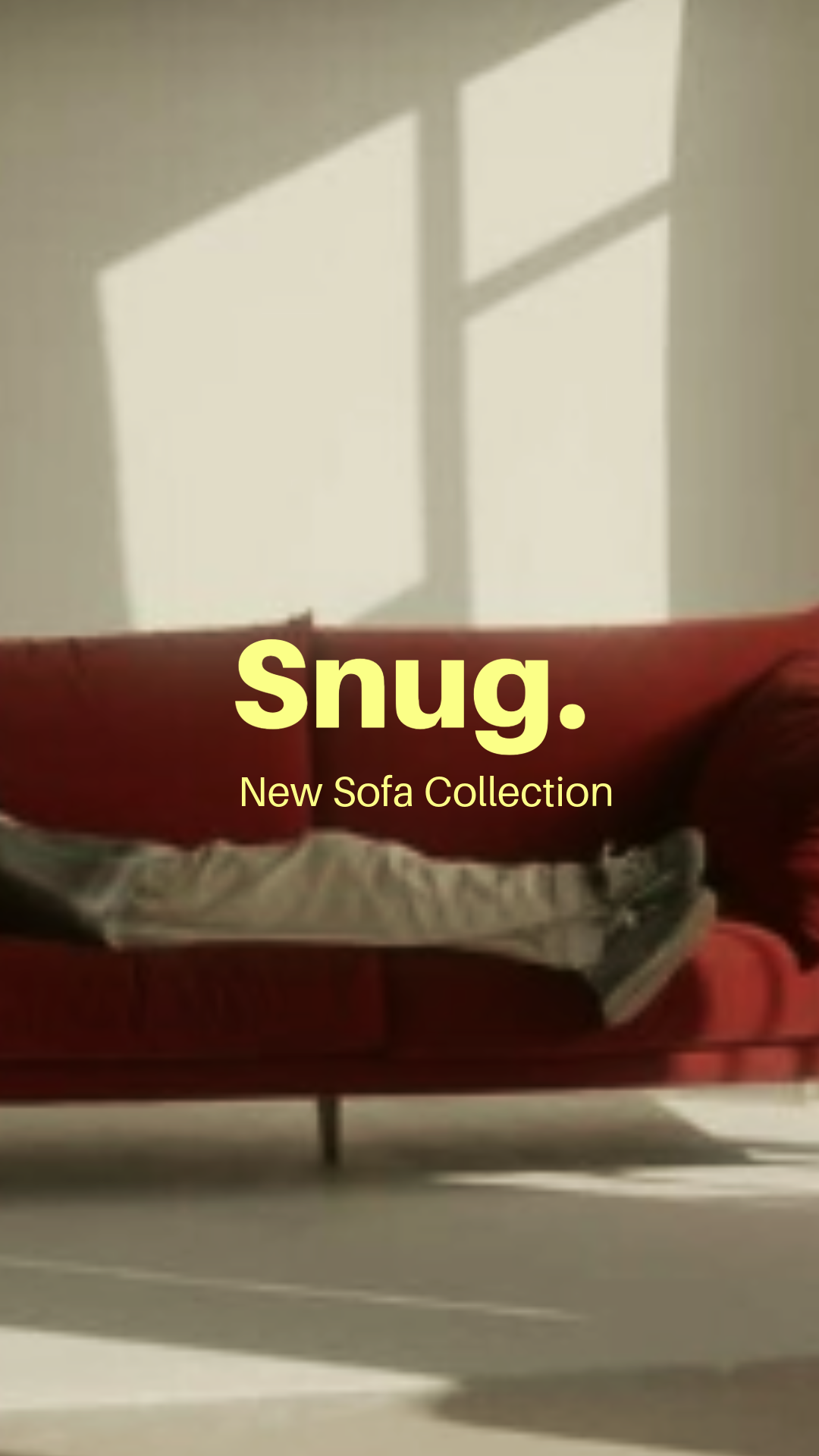 Cream and Yellow Home Decor TikTok Ad